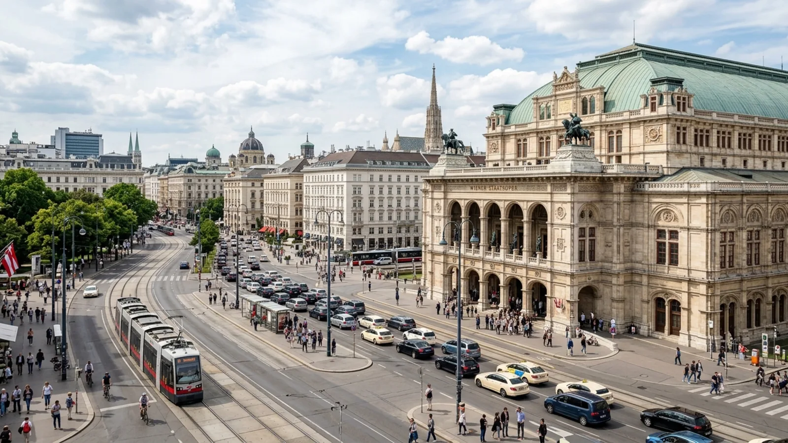 Viena combina herança imperial, cafés históricos e vida urbana contemporânea