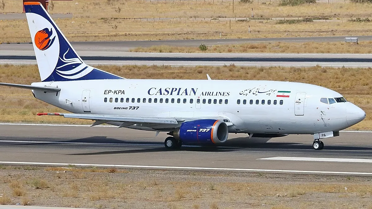 Dívida interrompe voo da Caspian Airlines em aeroporto turco