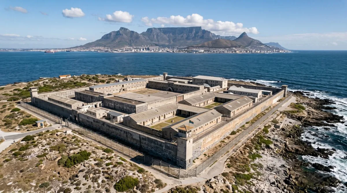 Robben Island preserva mais de 700 estruturas de diferentes períodos históricos