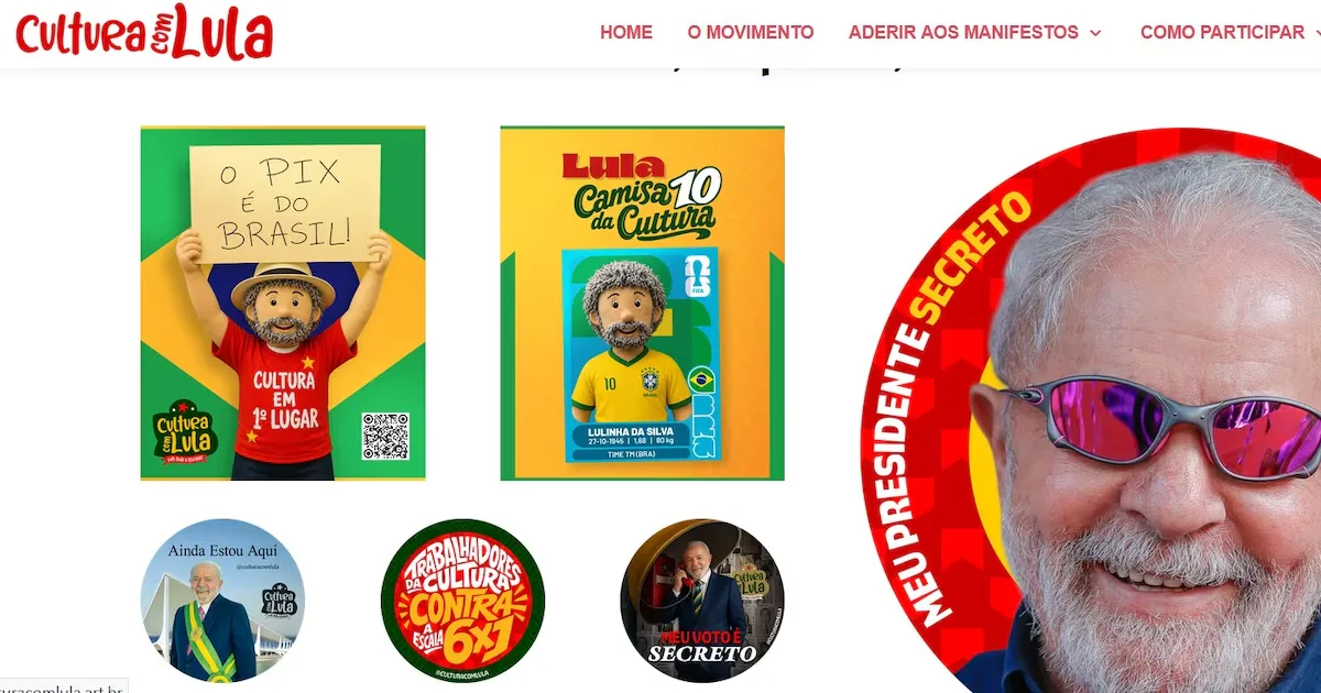 Movimento Cultura com Lula combina atuação eleitoral, servidores e rede privada