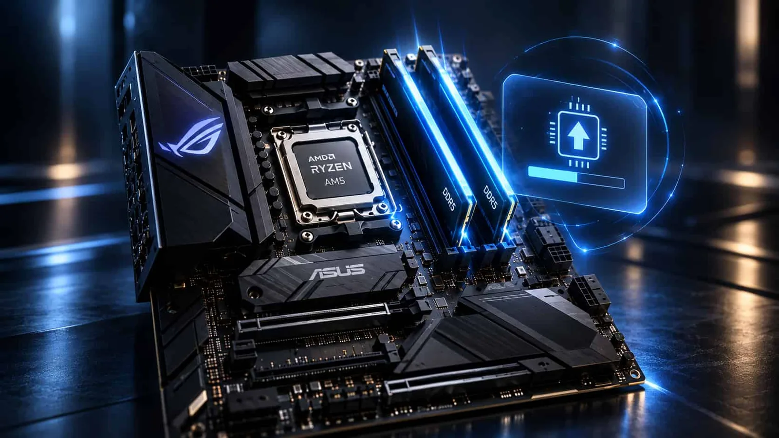 ASUS testa BIOS para reduzir latência de memórias DDR5 com chips CXMT