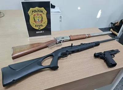 Denúncia de violência psicológica leva à apreensão de armas no Distrito Federal