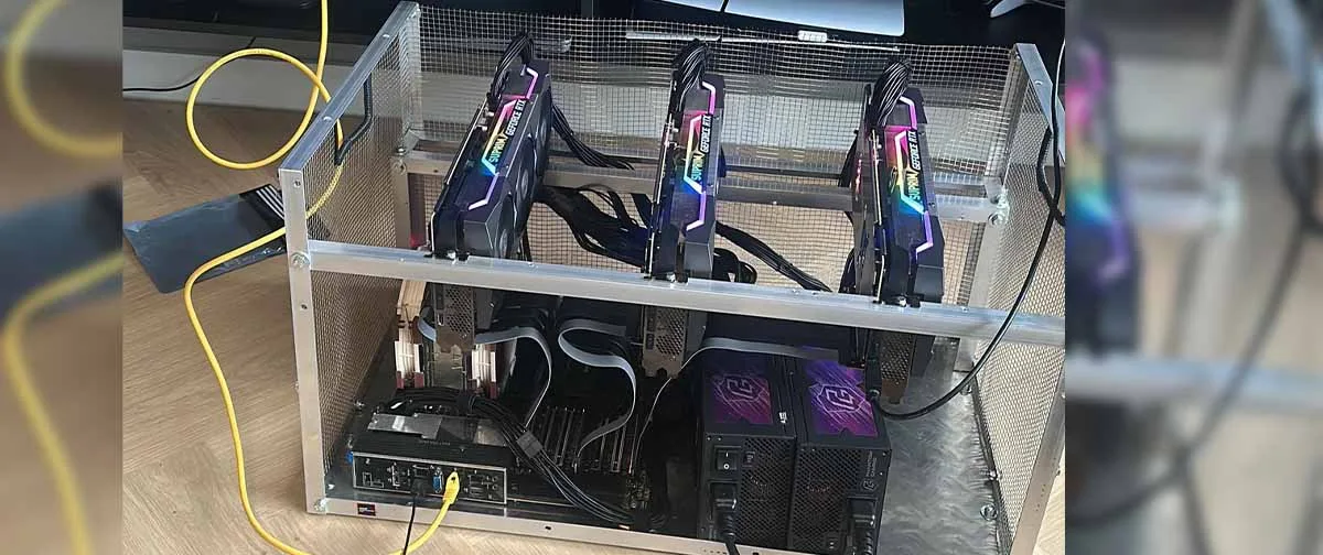 Usuário monta servidor com três RTX 3090 para rodar IA local