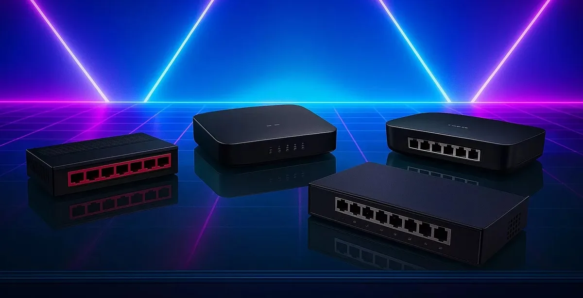 Switch de mesa amplia conexões cabeadas e simplifica a rede