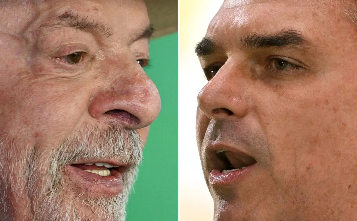 Lula lidera no Nordeste, enquanto Flávio Bolsonaro abre vantagem no Sul