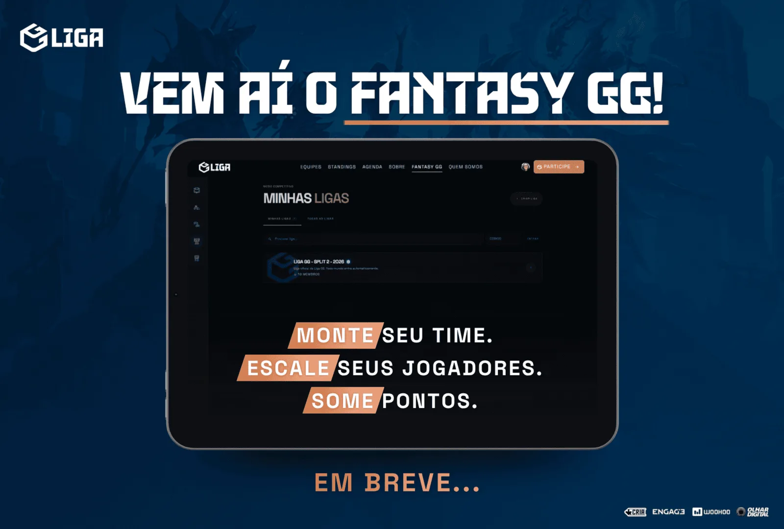 Fantasy GG cria ranking com jogadores do CELOL Série A e da VPL A
