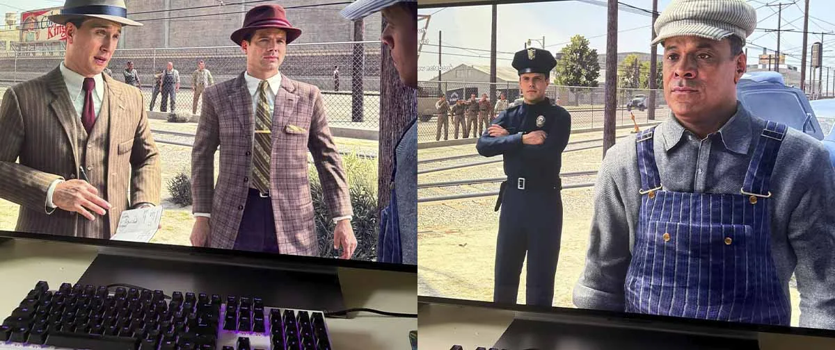 DLSS 5 transforma rostos de L.A. Noire em teste feito pela comunidade
