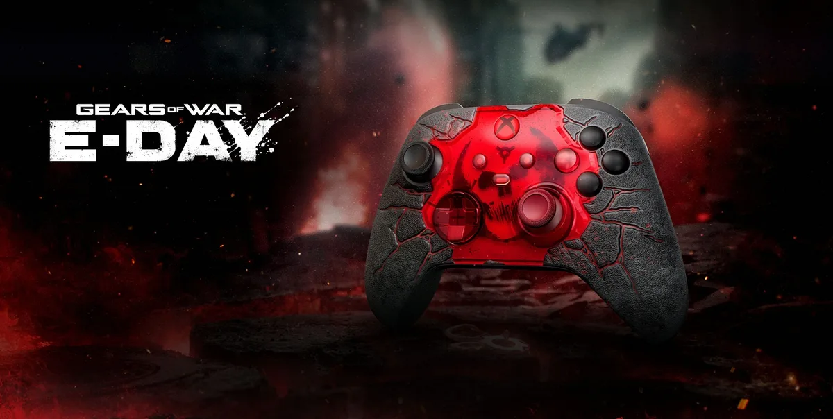Controle Xbox inspirado em Gears of War E-Day custa R$ 799 no Brasil