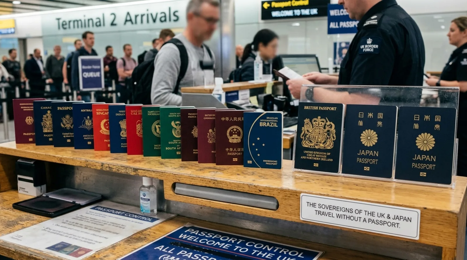 Quem são as três pessoas dispensadas de passaporte em viagens internacionais