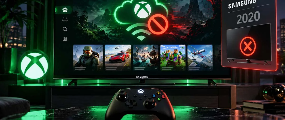Página do Xbox ainda lista TVs Samsung de 2020 apesar de fim do suporte