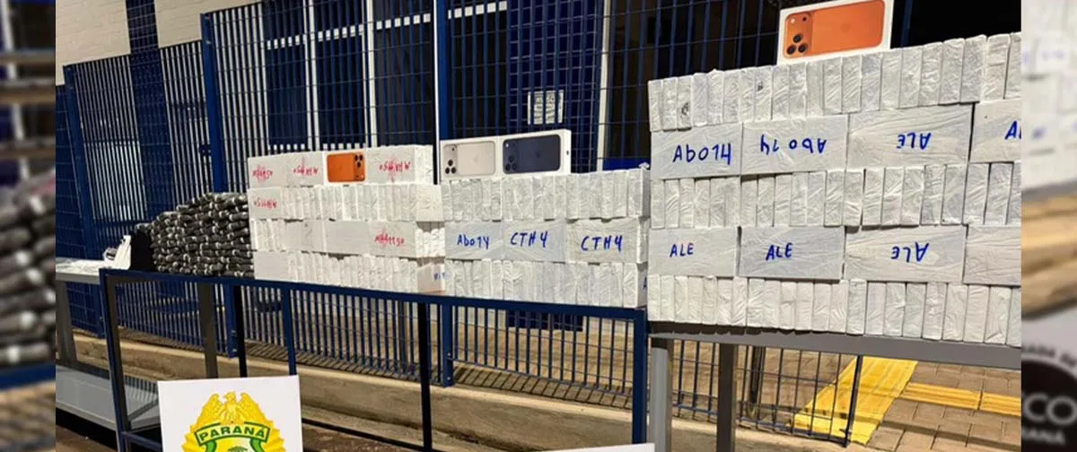 Carga com 468 celulares é apreendida em Foz do Iguaçu