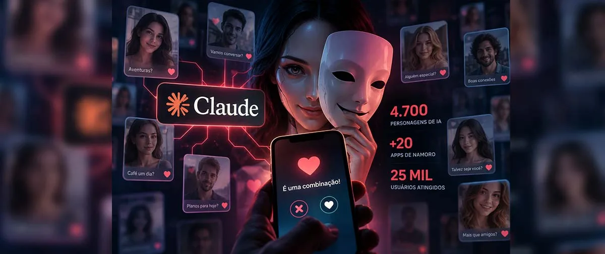 Anthropic identifica rede de apps de namoro com milhares de perfis automatizados
