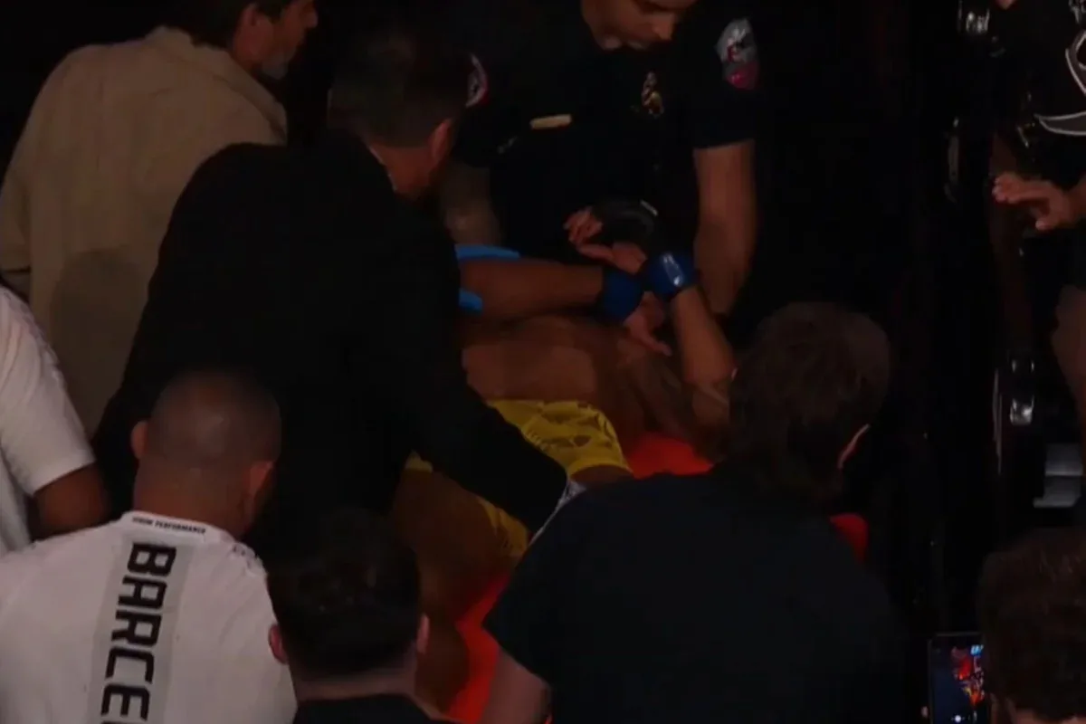 Raoni Barcelos perde a consciência no UFC e é levado a hospital em Las Vegas