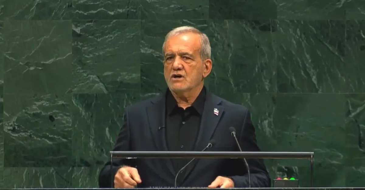 Pezeshkian acusa Estados Unidos de terrorismo em discurso na ONU