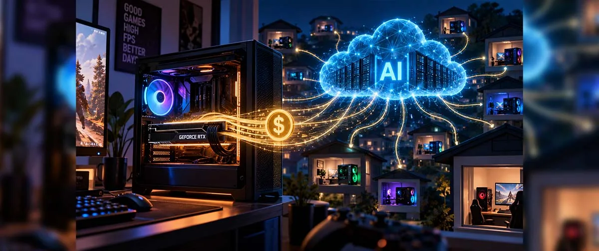 Startups criam rede para alugar GPUs de PCs gamers a empresas de IA