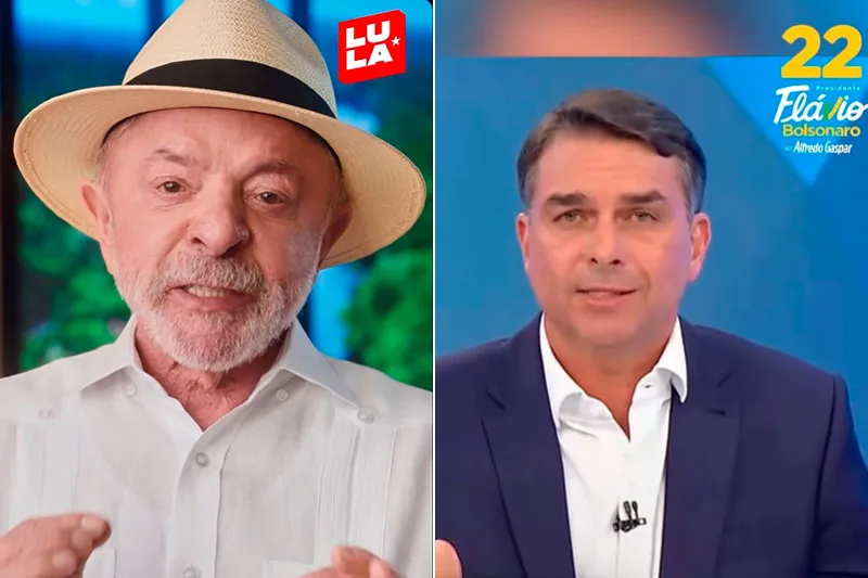 Flávio Bolsonaro fica à frente de Lula em simulação de segundo turno
