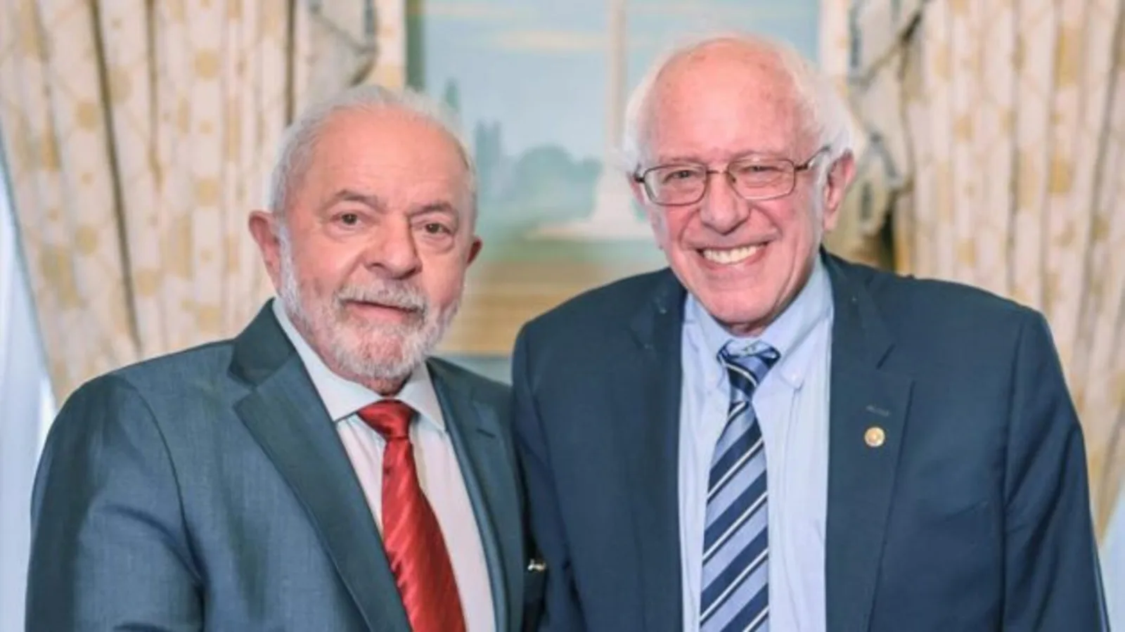 Sanders condiciona convite a Lula para falar no Senado dos EUA