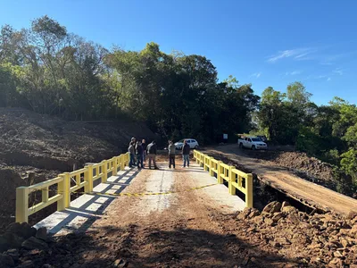 Vale do Sol conclui ponte de Linha Quatro e libera tráfego