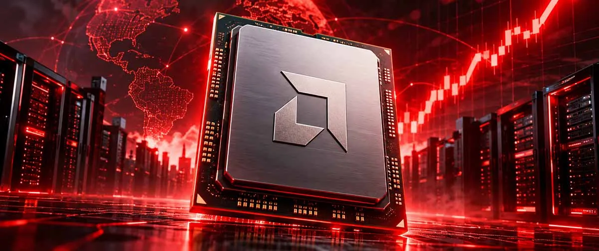 AMD supera US$ 1 trilhão em valor de mercado com foco ampliado em IA
