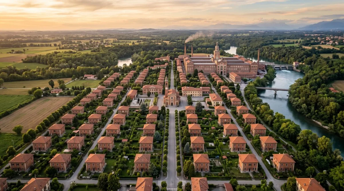Crespi d’Adda: a vila operária italiana planejada em torno de uma fábrica