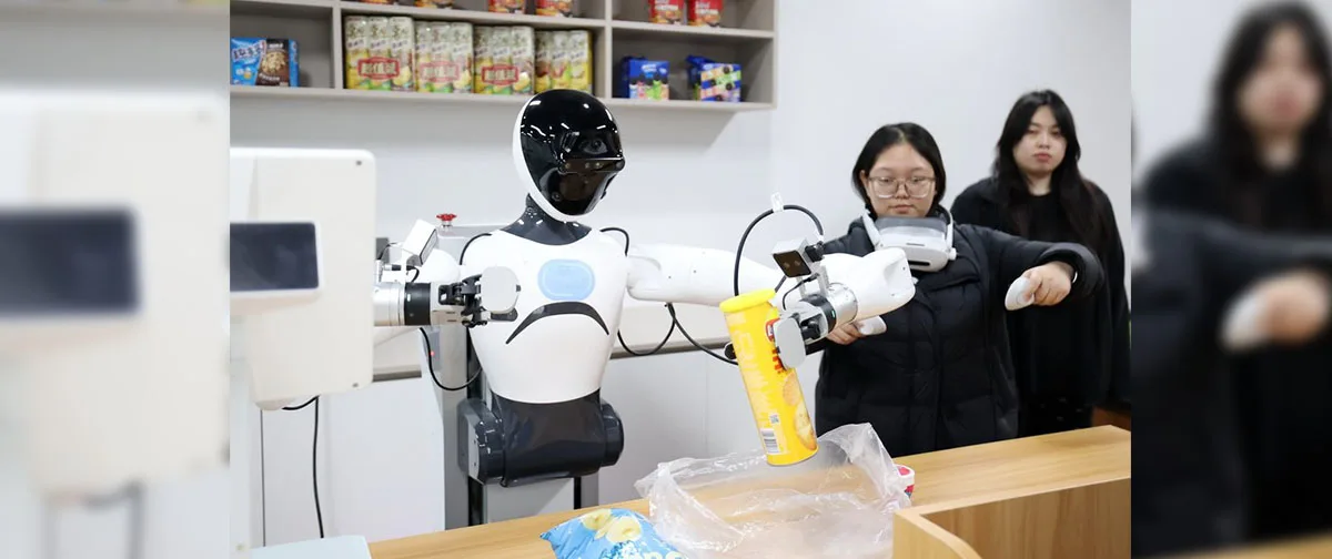 Centro na China treina 100 robôs humanoides para tarefas do cotidiano