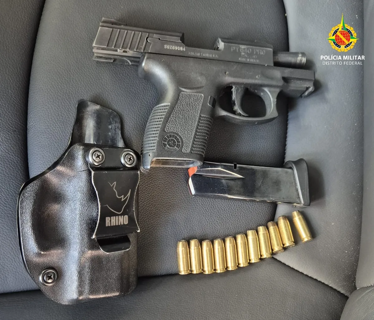 Polícia apreende pistola após disparo em Águas Claras