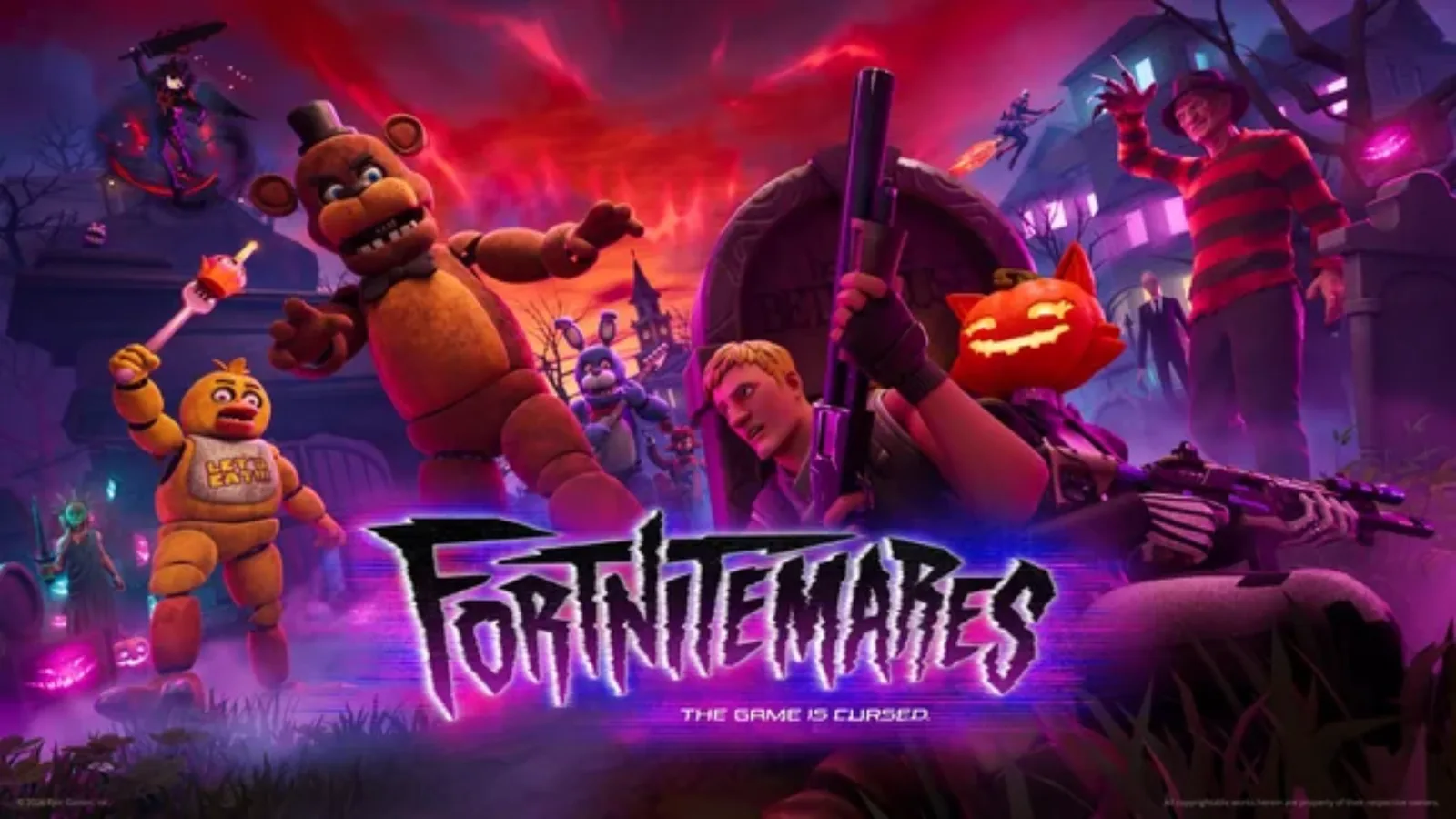 Fortnite: parceria com Five Nights at Freddy’s supera recorde de curtidas