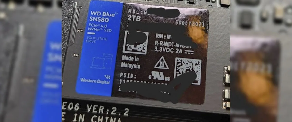 Placa-mãe comprada por US$ 20 traz SSD NVMe de 2 TB instalado
