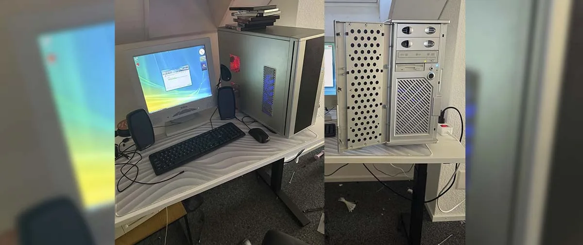 PC gamer montado em 2006 vira primeiro computador do filho