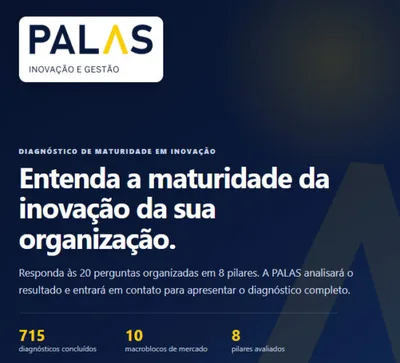 PALAS oferece diagnóstico gratuito sobre maturidade em inovação