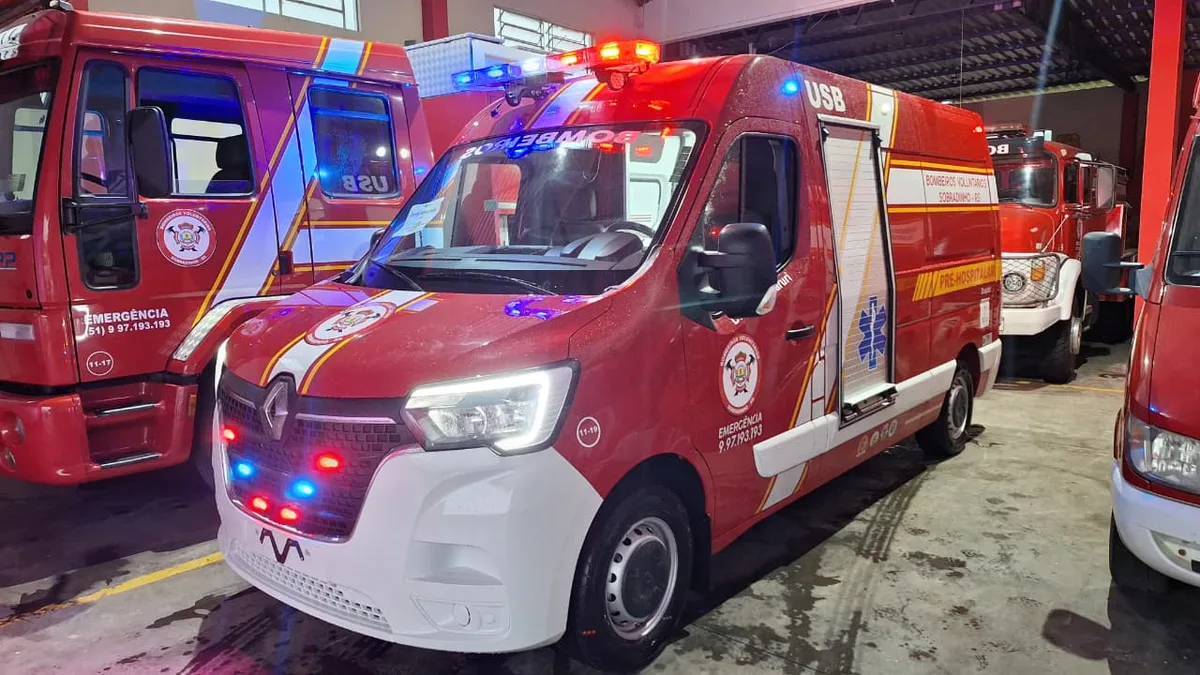 Bombeiros de Sobradinho incorporam ambulância doada pela Pró-Vida