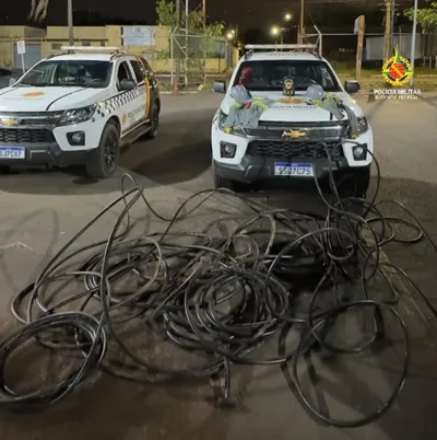 Polícia apreende carga de cobre e prende suspeitos em Santa Maria