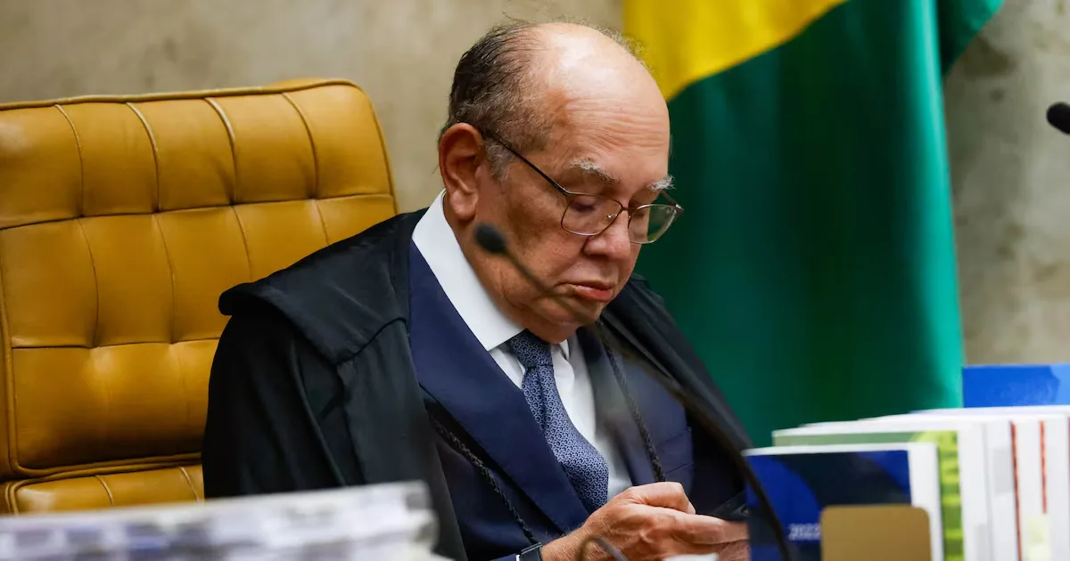 Mensagens expõem conflito entre Gilmar Mendes, Fux e Nunes Marques